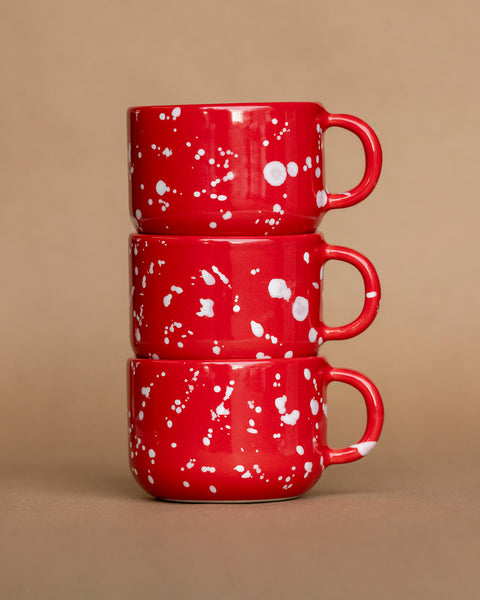 Holiday Red Confetti Mug *New*